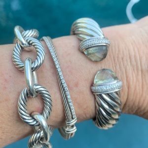 David Yurman 10mm Waverly Hinged Bracelet